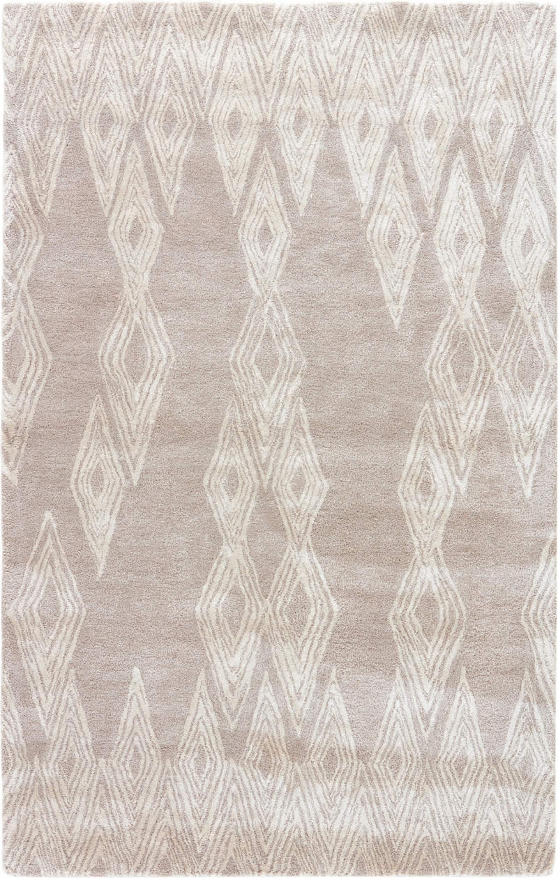 现代风格浅咖色白色几何图案地毯贴图