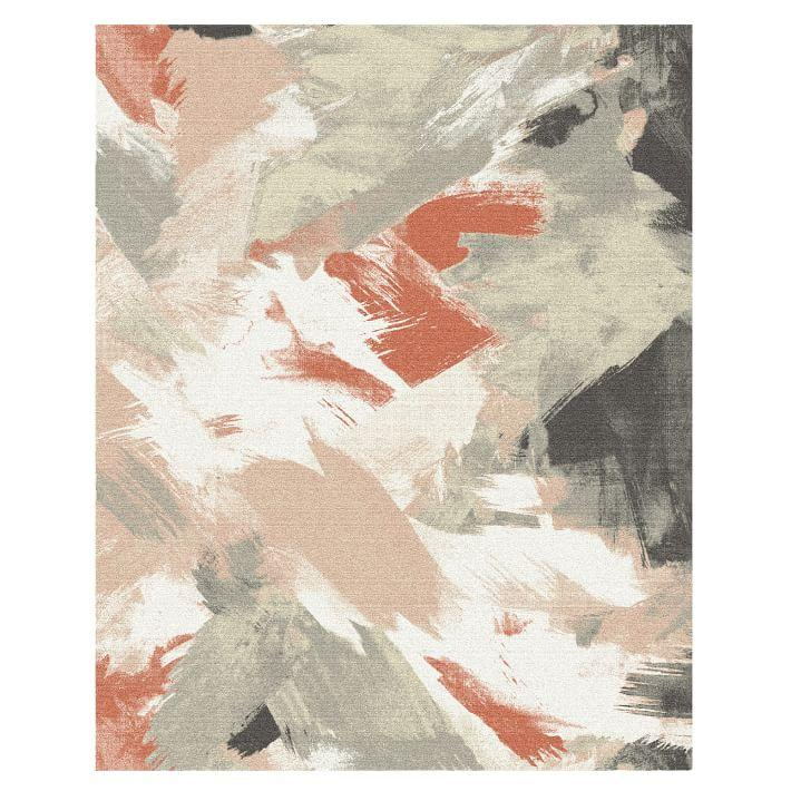 现代风格颜料抽象图案地毯贴图