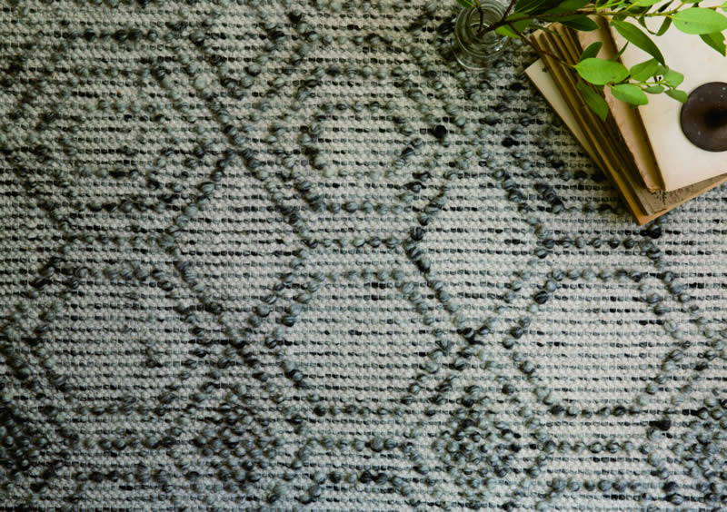 印度进口手工编织羊毛混纺地毯-霍洛威