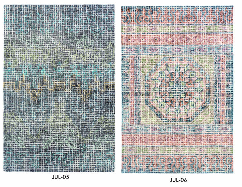 印度进口手工编织羊毛地毯-茱莉娅