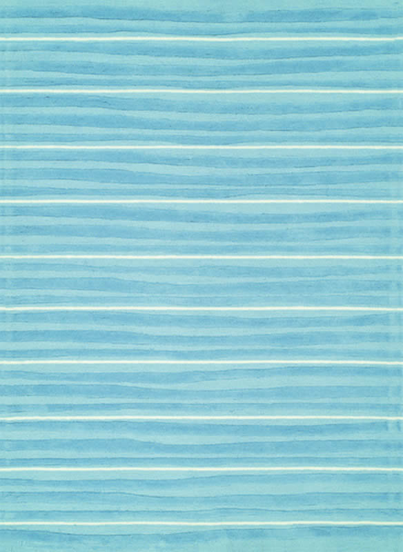 现代风格蓝色小波纹图案儿童地毯贴图