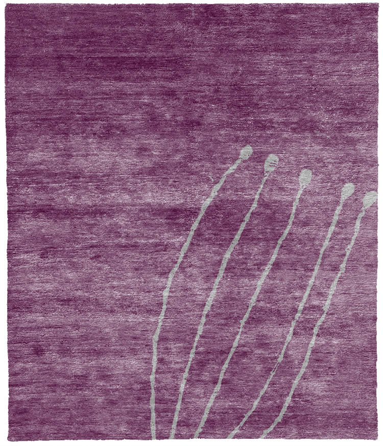 现代风格紫色简单图案地毯贴图