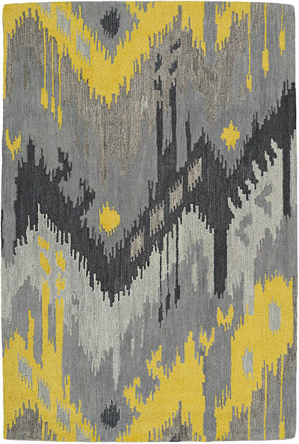 现代风格深浅灰黄色抽象图案地毯贴图