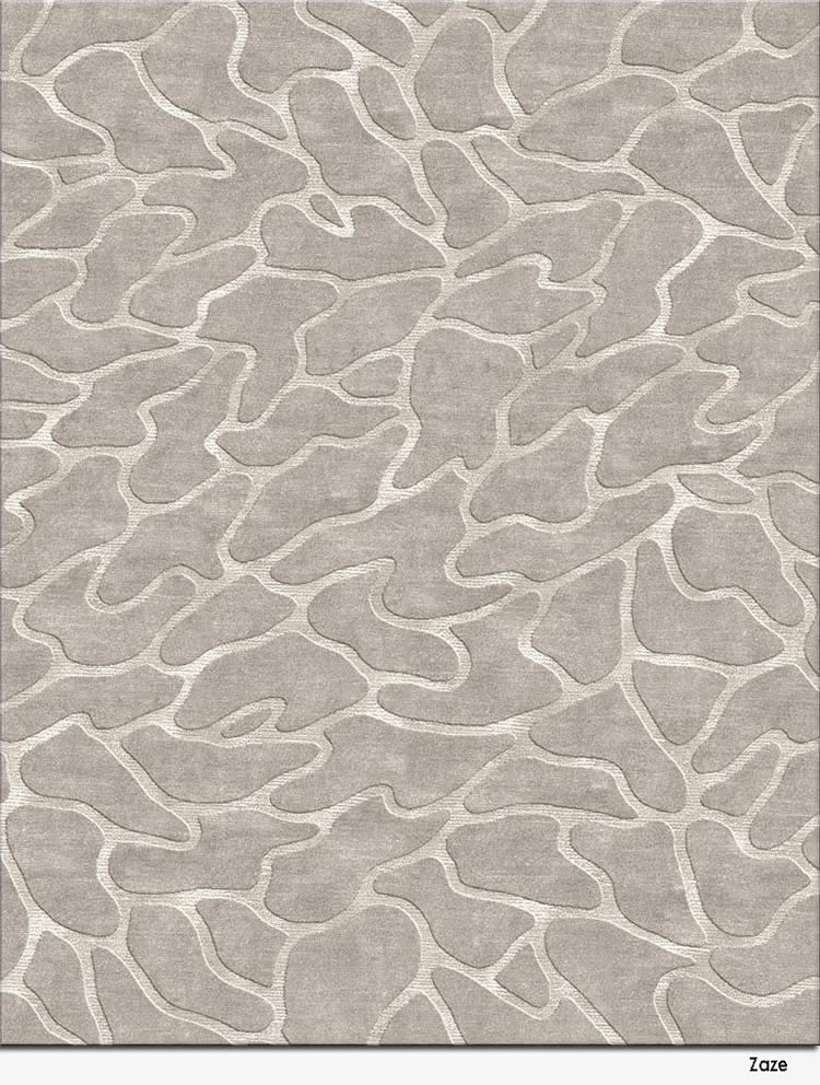 现代简约灰白色纹理图案地毯贴图