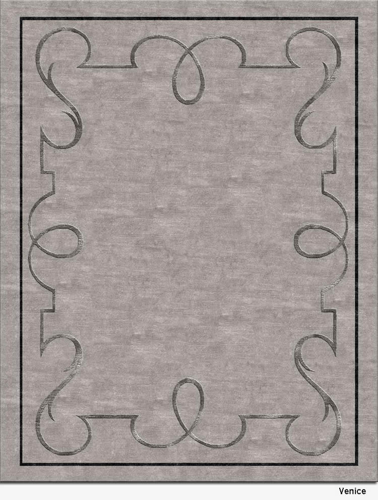 新中式风格浅灰紫色简单纹理图案地毯贴图