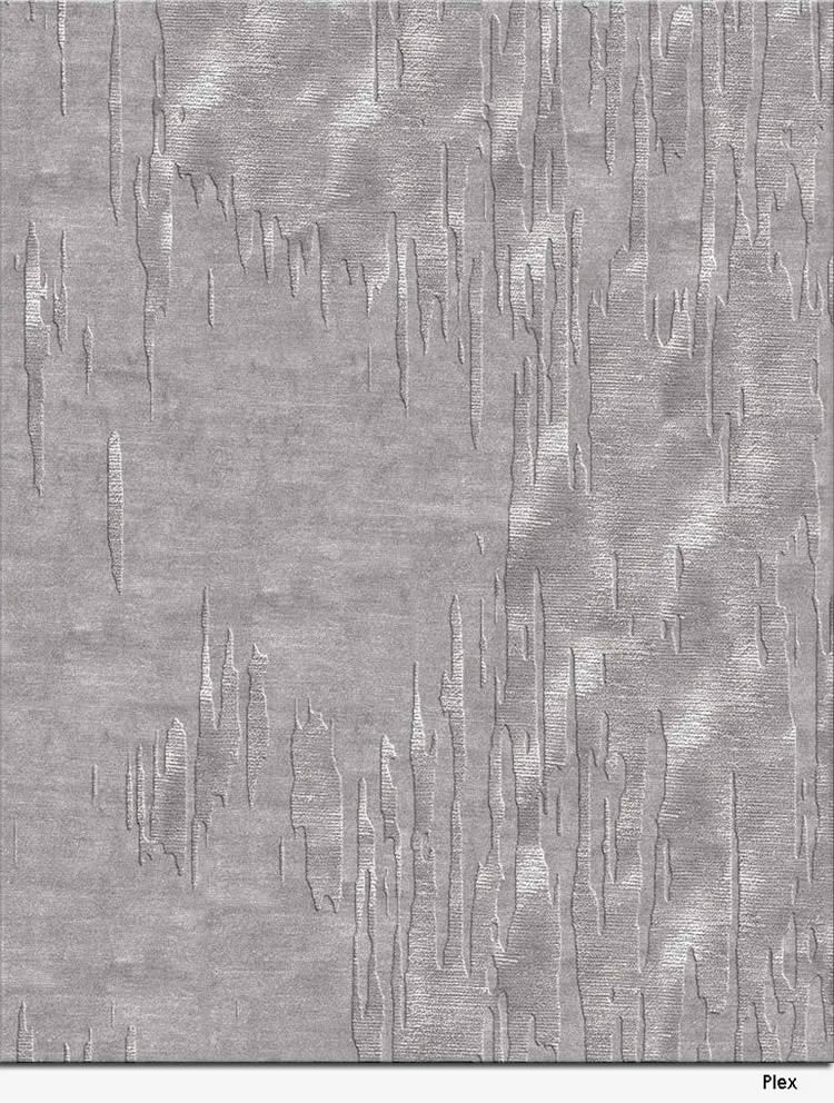 现代轻奢灰素色简单纹理图案地毯贴图