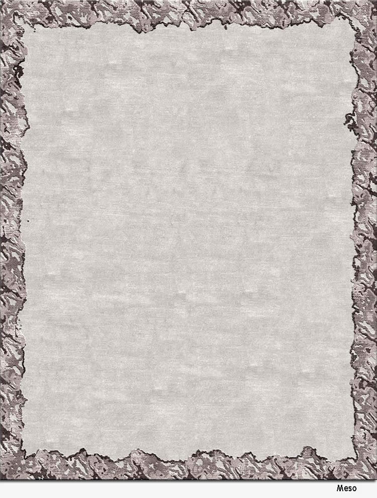 现代美式灰色抽象边图案地毯贴图