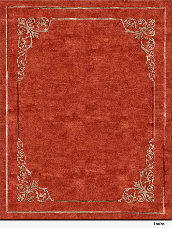 现代美式简约砖红色花纹图案地毯贴图