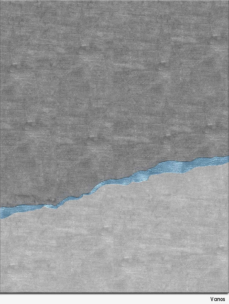现代简约灰色不规则拼色图案地毯贴图