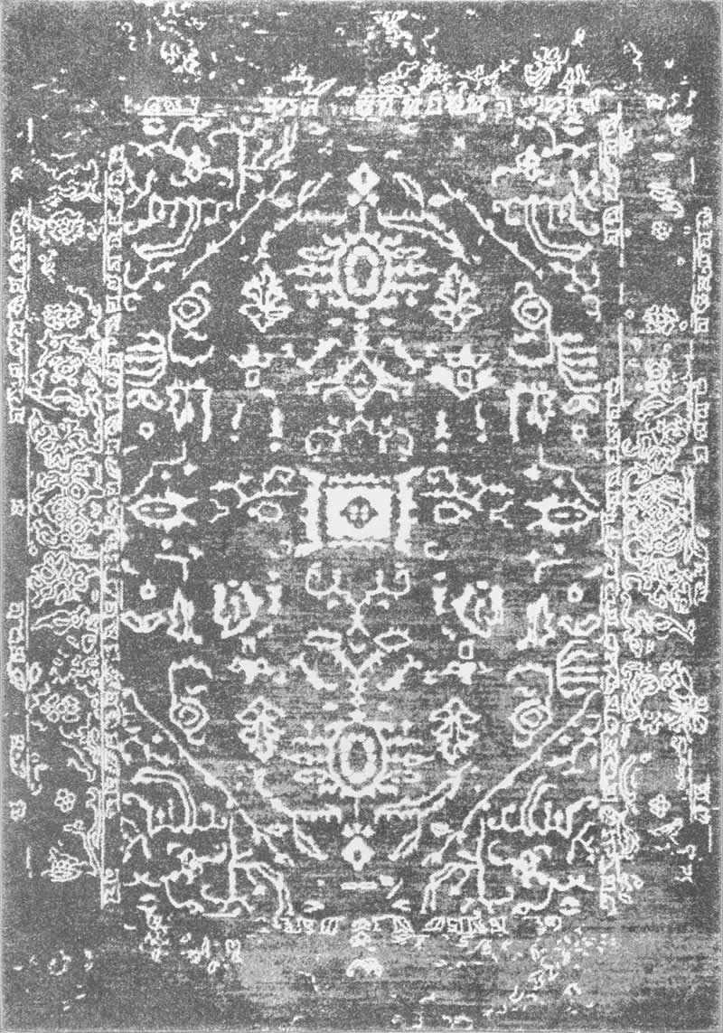 美式风格灰白色简单花纹图案地毯贴图-高端定制