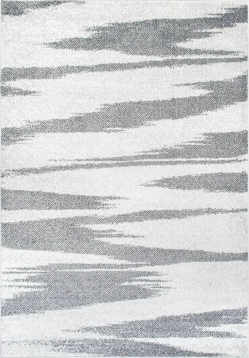 现代风格灰白色几何图形图案地毯贴图-高端定制