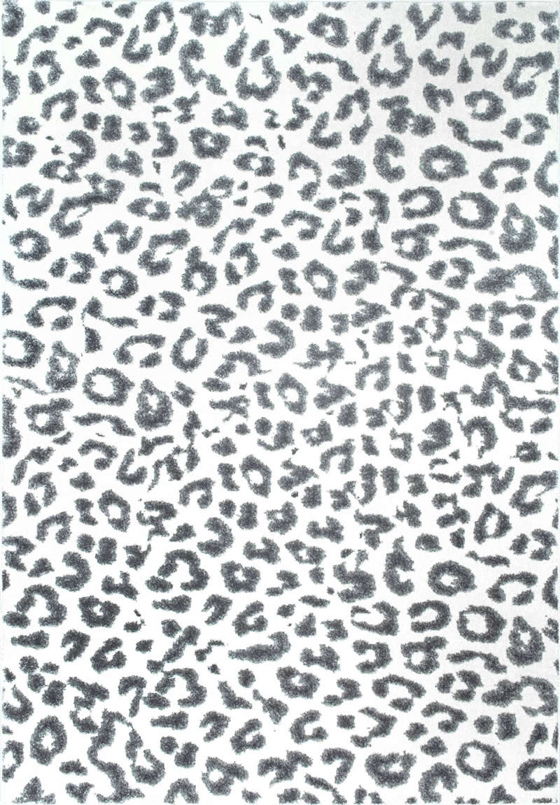 现代风格黑白水墨抽象图案地毯贴图