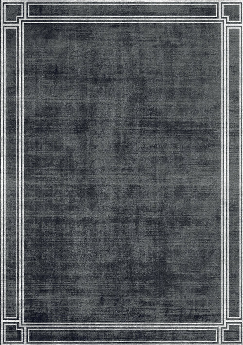 新中式蓝灰色几何条纹图案地毯贴图