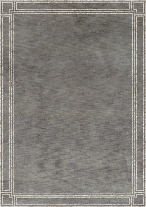 新中式灰色几何条纹图案地毯贴图