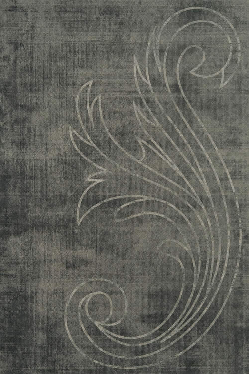 现代风格简约花纹图案地毯贴图-尼龙机织