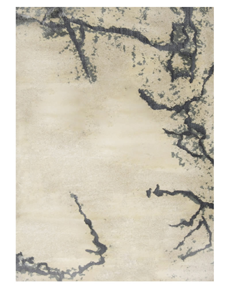 新中式墨灰色抽象图案地毯贴图