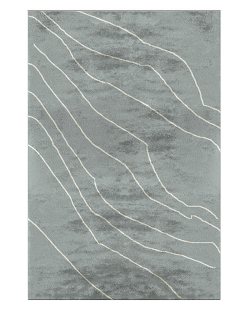 现代风格灰蓝色素色图案地毯贴图