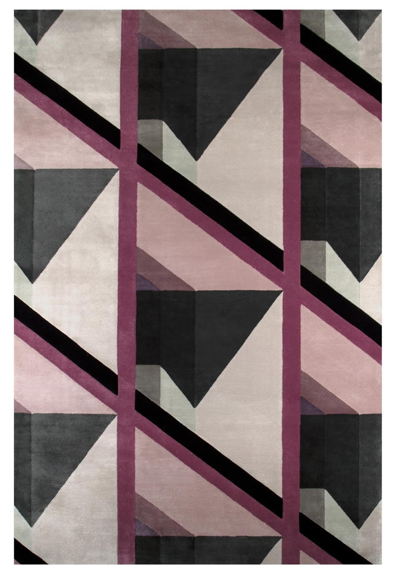 现代轻奢几何图形图案地毯贴图