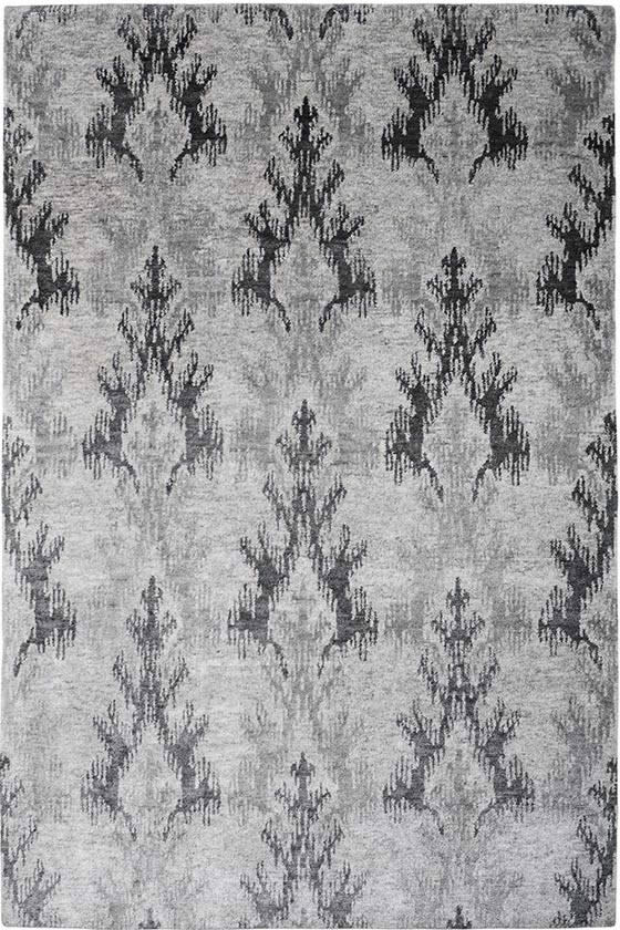 现代美式紫灰色树图案地毯贴图