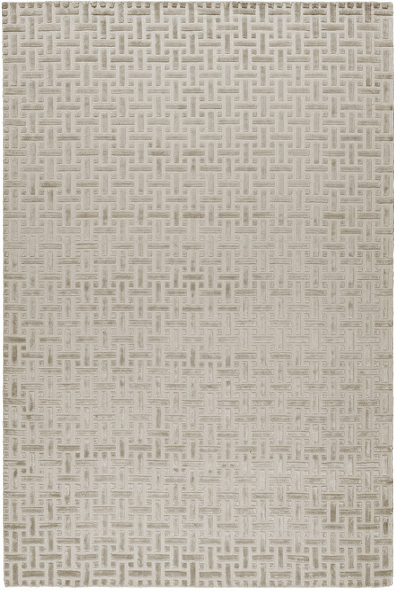 新中式浅咖色几何浮雕图案地毯贴图