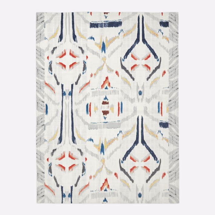 现代风格彩色简单抽象图案地毯贴图