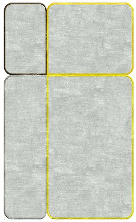 北欧风格灰黄色简单图案地毯贴图