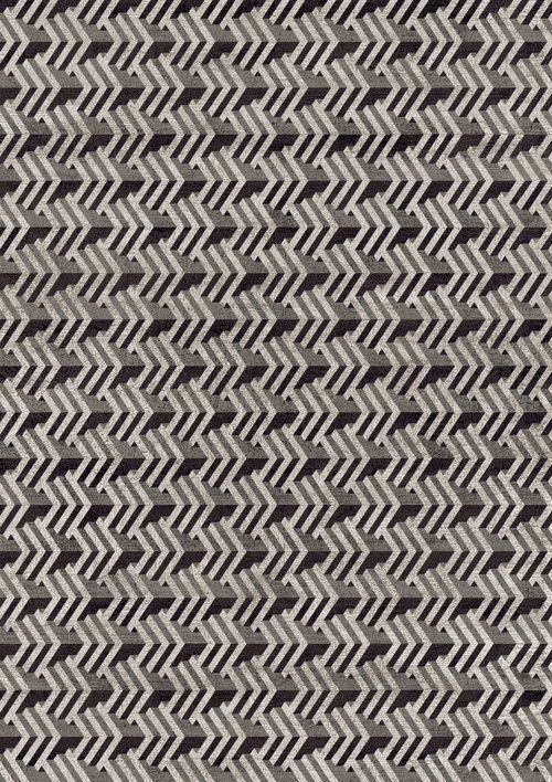 现代风格深浅咖灰色几何图案地毯贴图