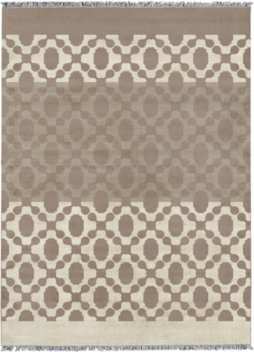 新中式深咖灰色几何图案地毯贴图