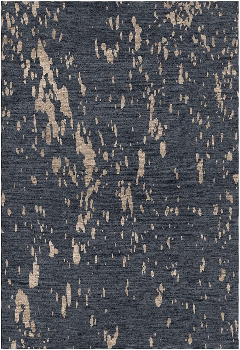 现代轻奢金黑色简单图案地毯贴图
