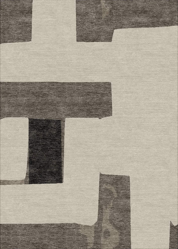 现代风格暖灰色简单拼色纹理图案地毯贴图
