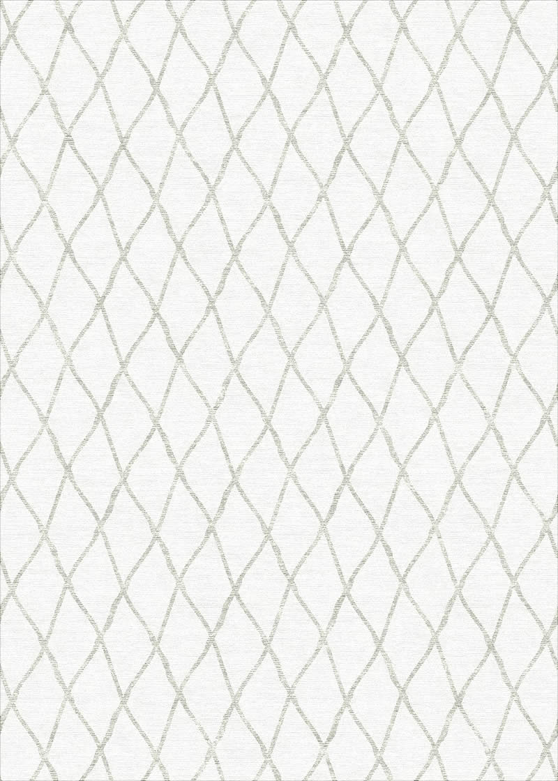 现代简约浅绿白色几何纹理图案地毯贴图