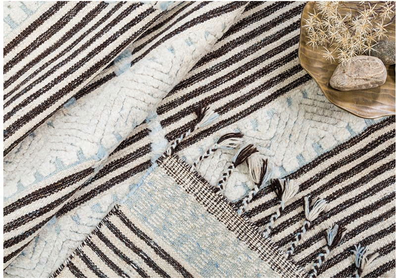 印度进口手工编织羊毛地毯-丹吉尔