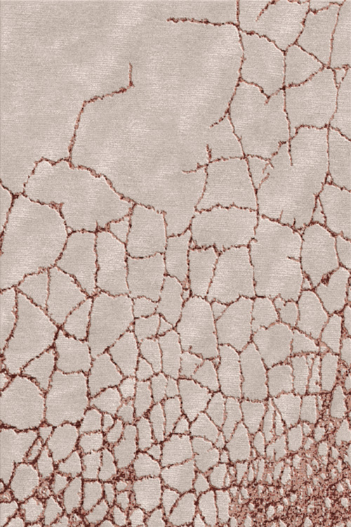新中式咖红色裂纹图案地毯贴图