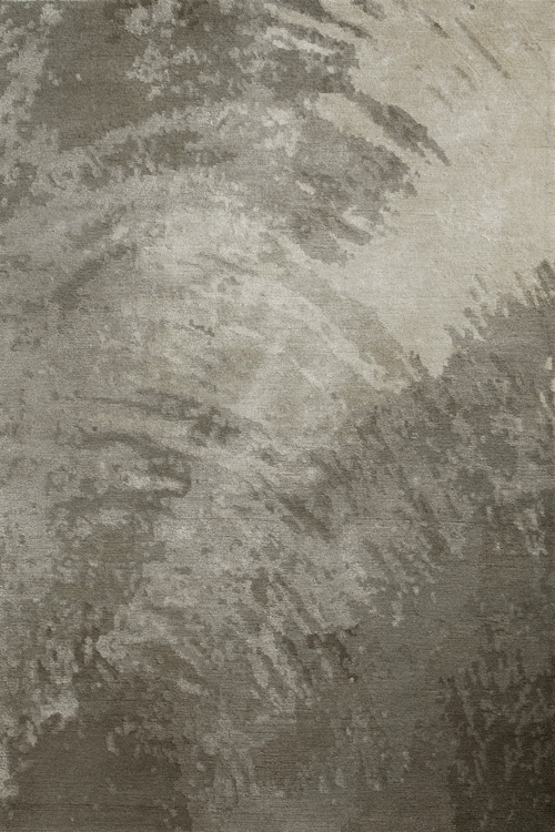 新中式暖灰色水墨抽象图案地毯贴图