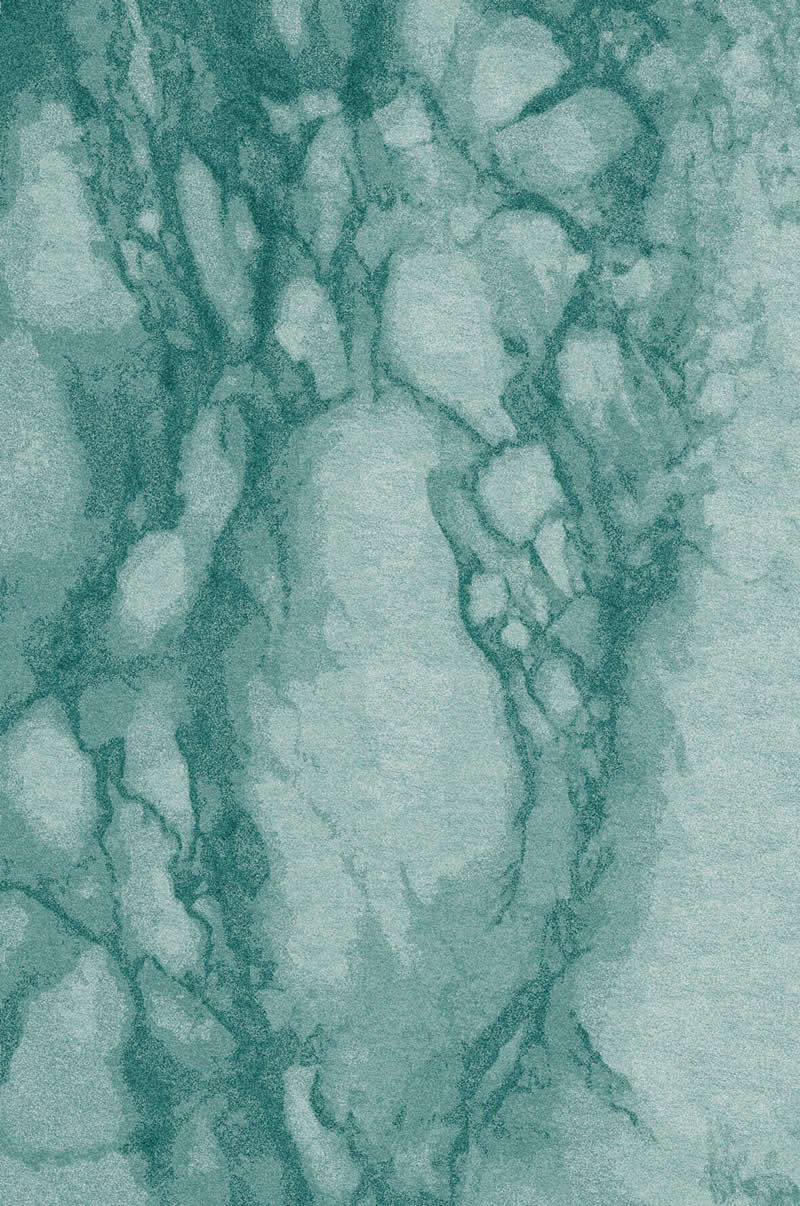 新中式青绿色水墨抽象图案地毯贴图