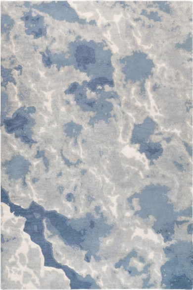 现代美式蓝灰色岩石纹理图案地毯贴图
