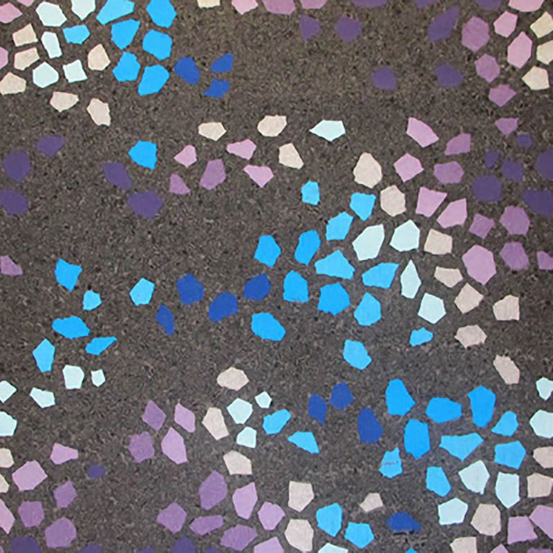 北欧风紫灰蓝几何色块图案地毯贴图