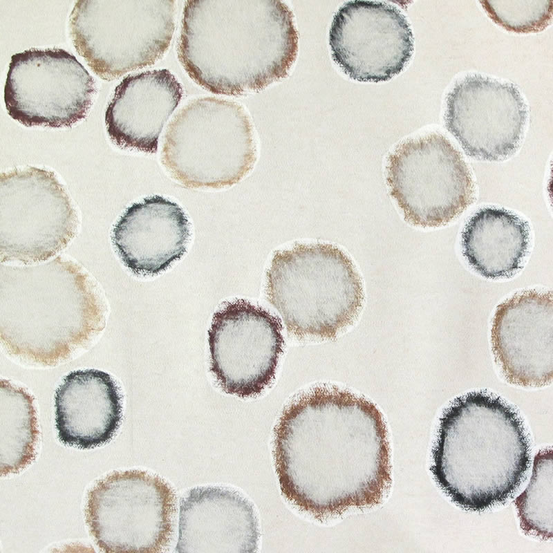 现代美式暖白色圆圈泡泡图案地毯贴图