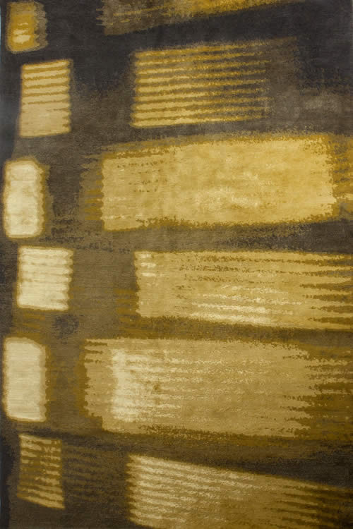 现代简约咖黄色简单抽象图案地毯贴图