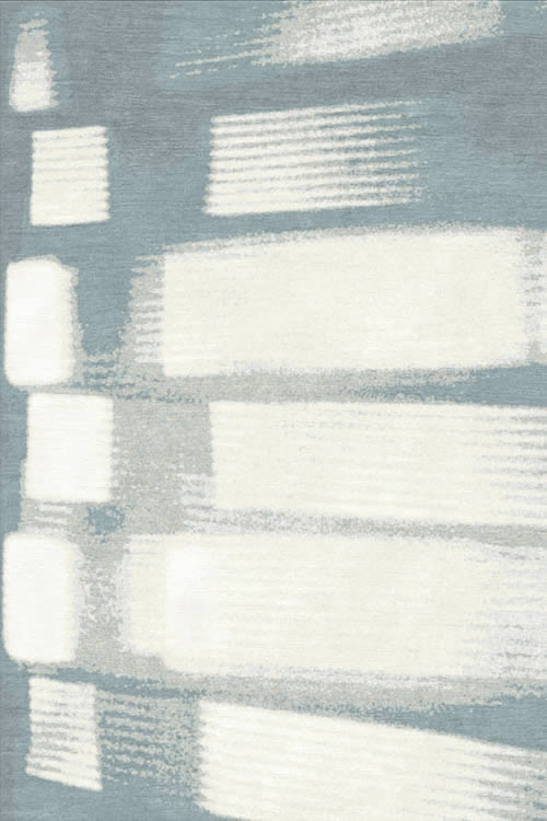 现代简约浅蓝灰色简单抽象图案地毯贴图