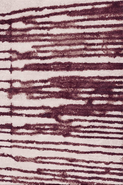 现代简约紫红色抽象图案地毯贴图