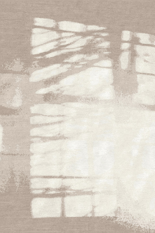 现代简约浅咖红色树木纹理图案地毯贴图
