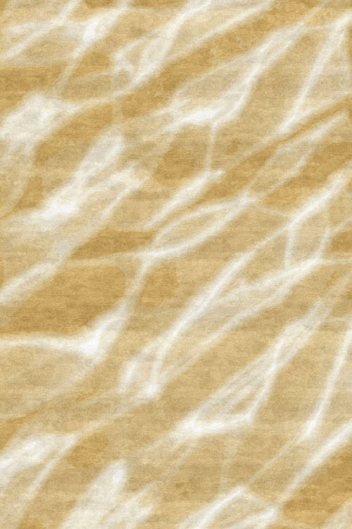 现代简约咖黄色水波纹图案地毯贴图