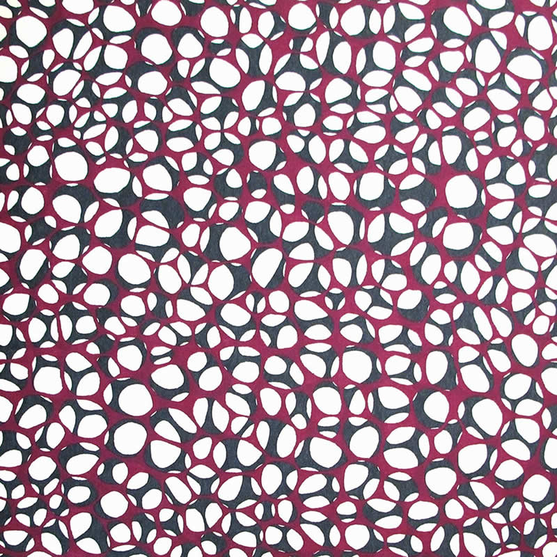 现代简约红黑白色不规则图案地毯贴图
