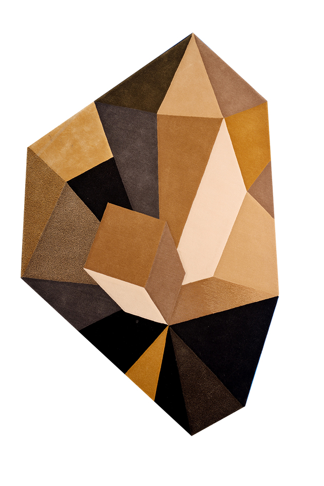 现代简约3D立体几何团地毯贴图
