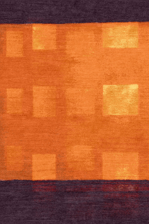 现代简约橘紫色简单图案地毯贴图