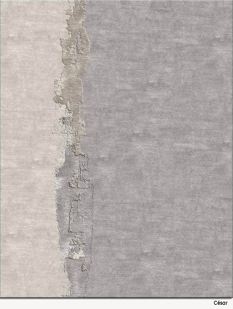 现代简约浅灰色简单抽象图案地毯贴图