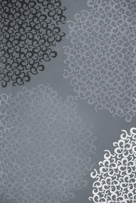 现代美式黑灰色不规则花纹图案地毯贴图