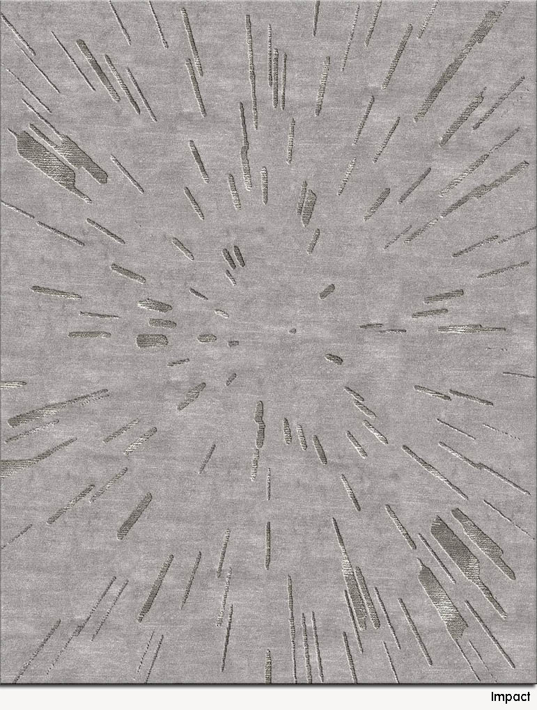 简约新中式浅灰色放射纹理图案地毯贴图