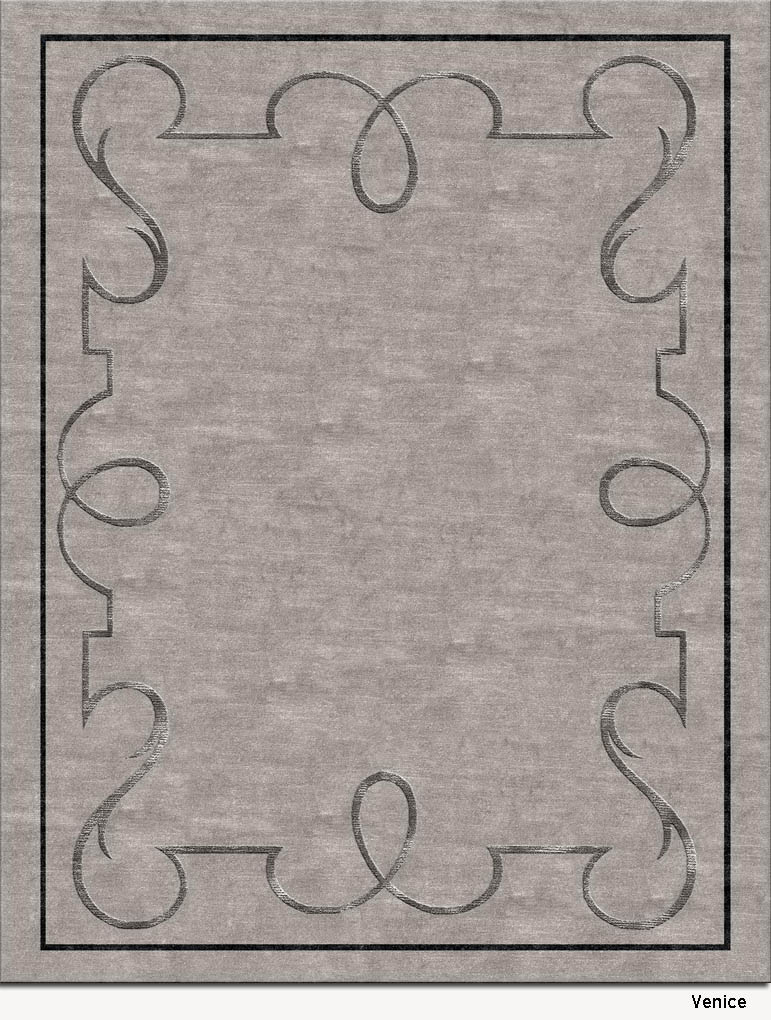 简约美式咖灰色素色纹理图案地毯贴图